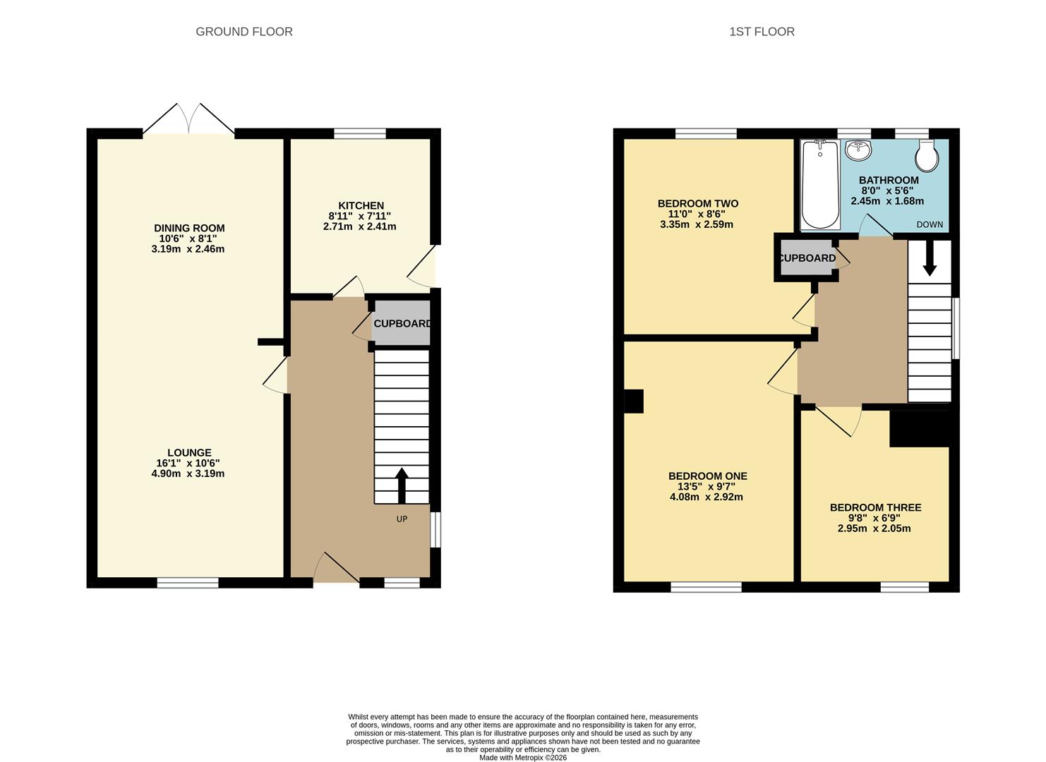 40, Grange Close, Heathfield floorplan
