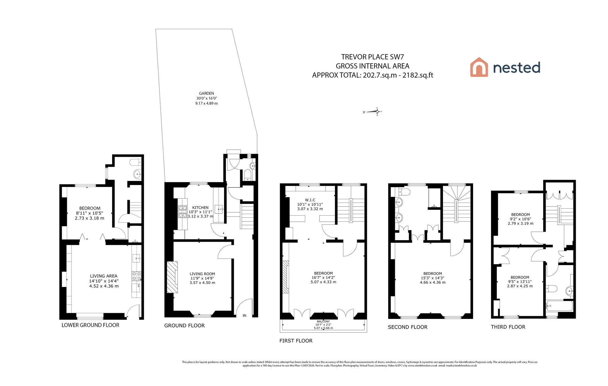 7 Trevor Place, London floorplan