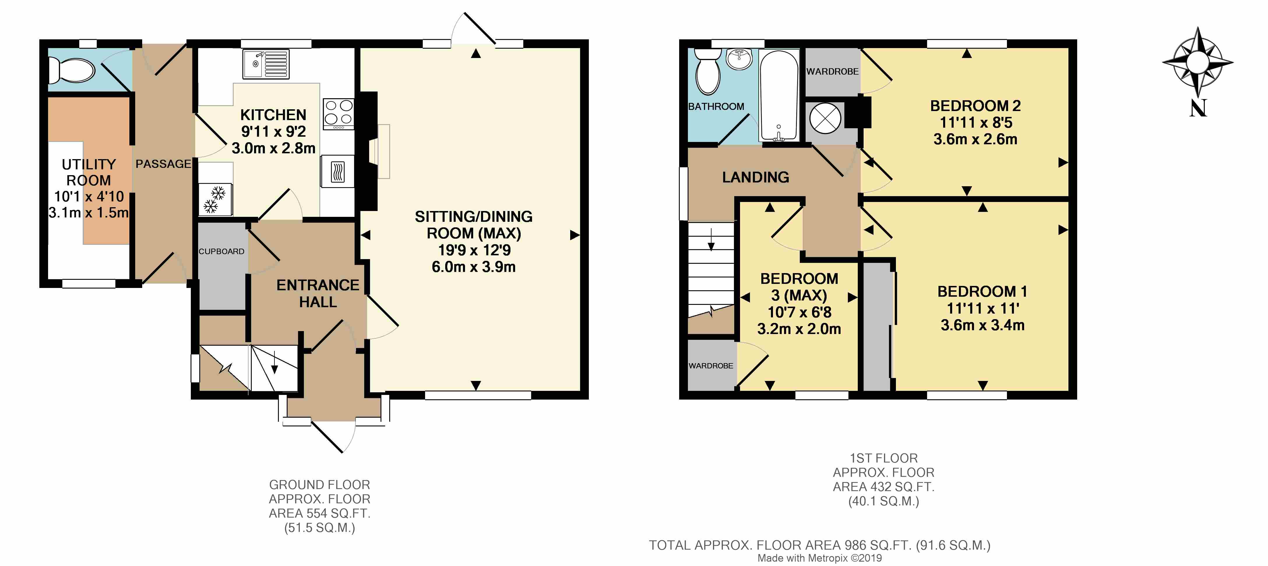 3 Bedrooms Semi-detached house for sale in Juniper Close, Reigate RH2