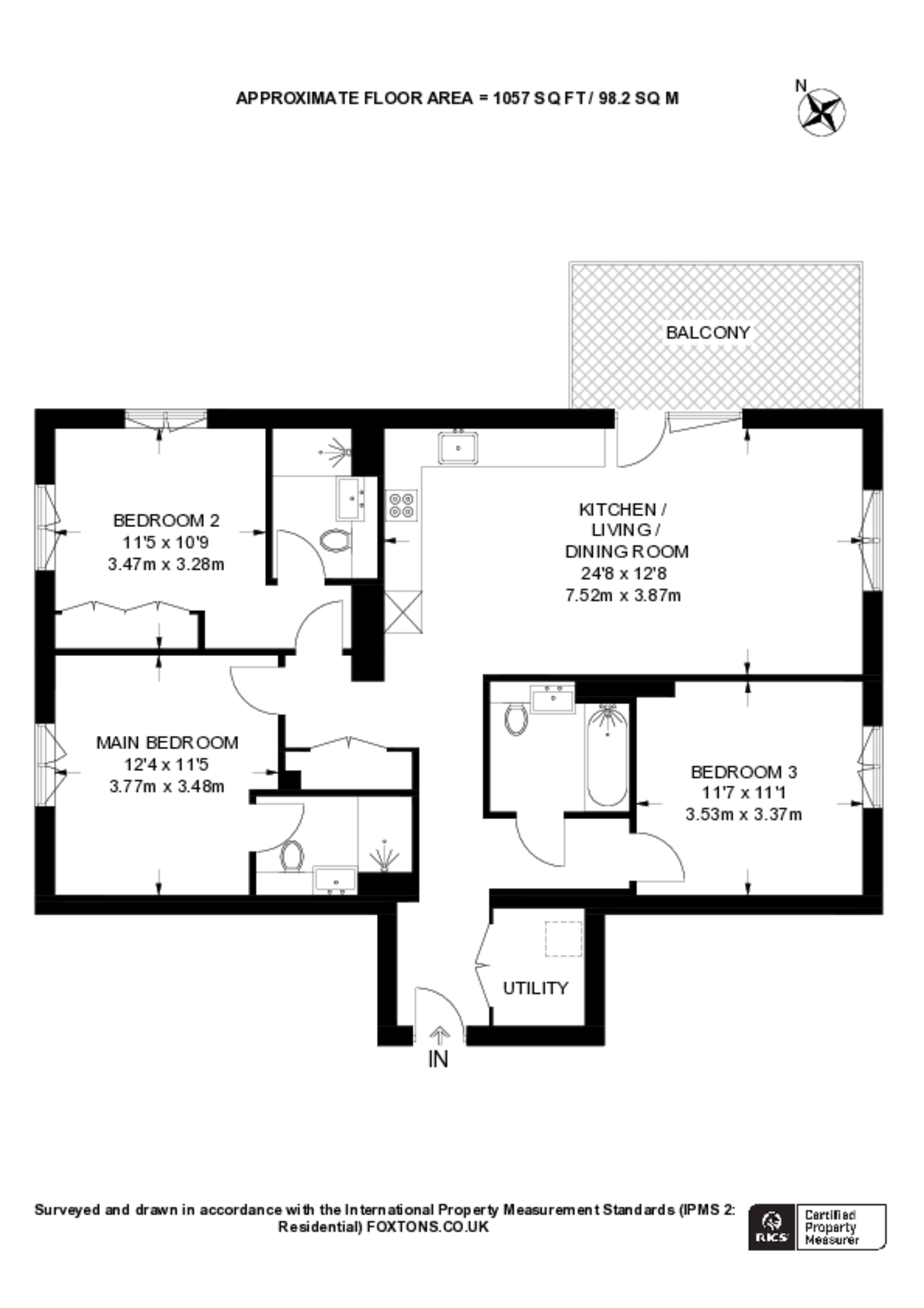 Woodberry Down, Finsbury Park floorplan