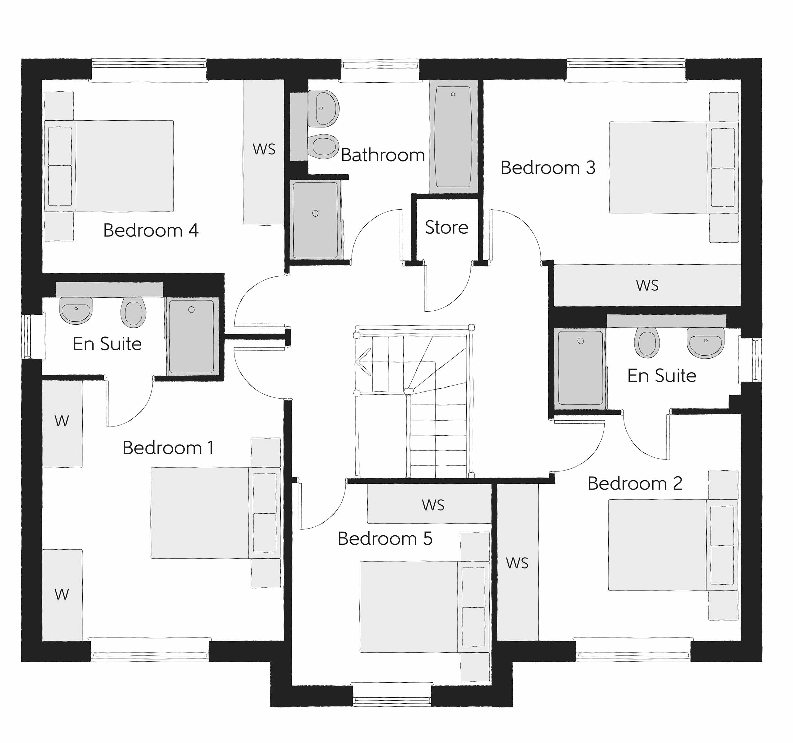 43, Off Lincoln, Buckingham floorplan