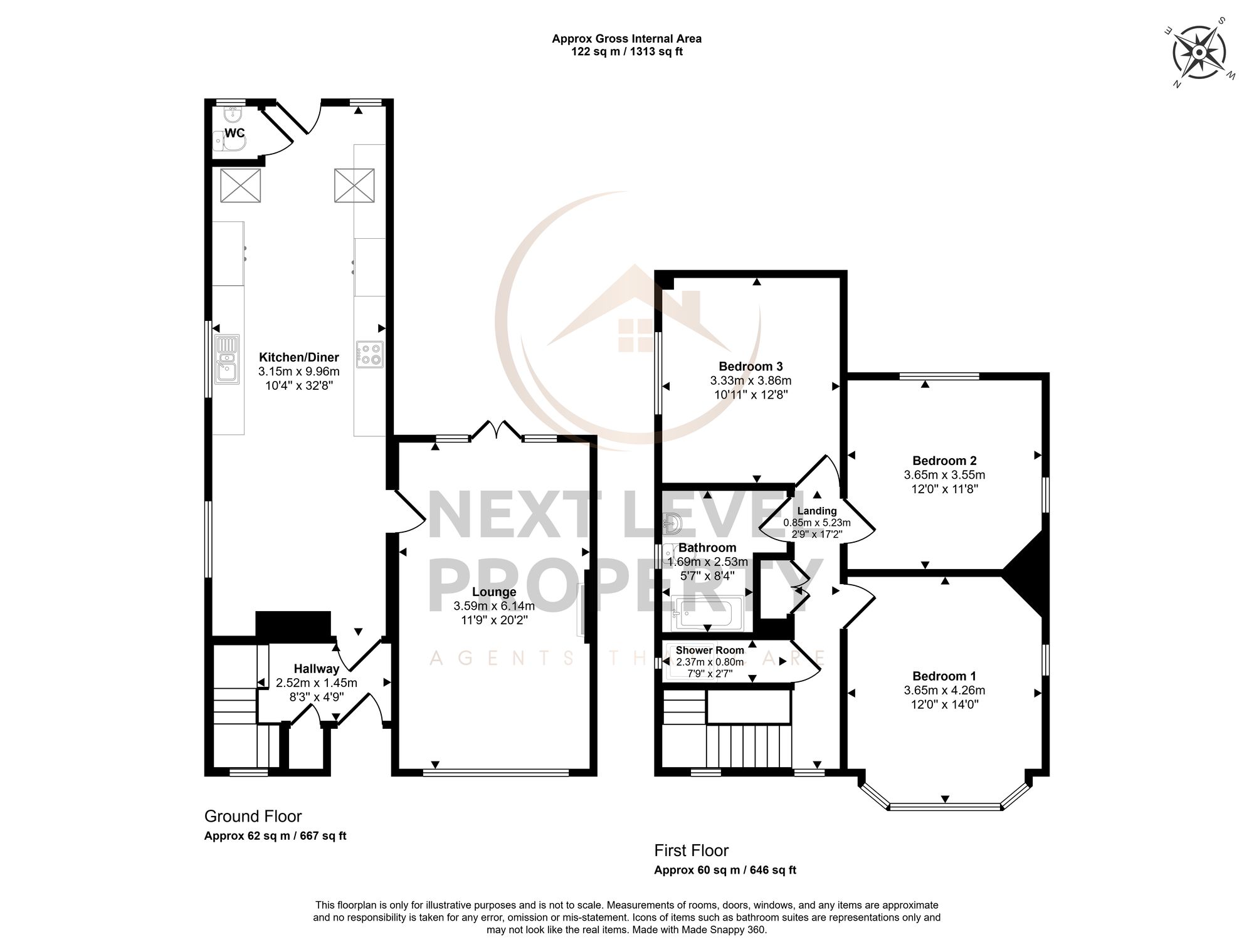 Hillcrest High Road, Wisbech floorplan