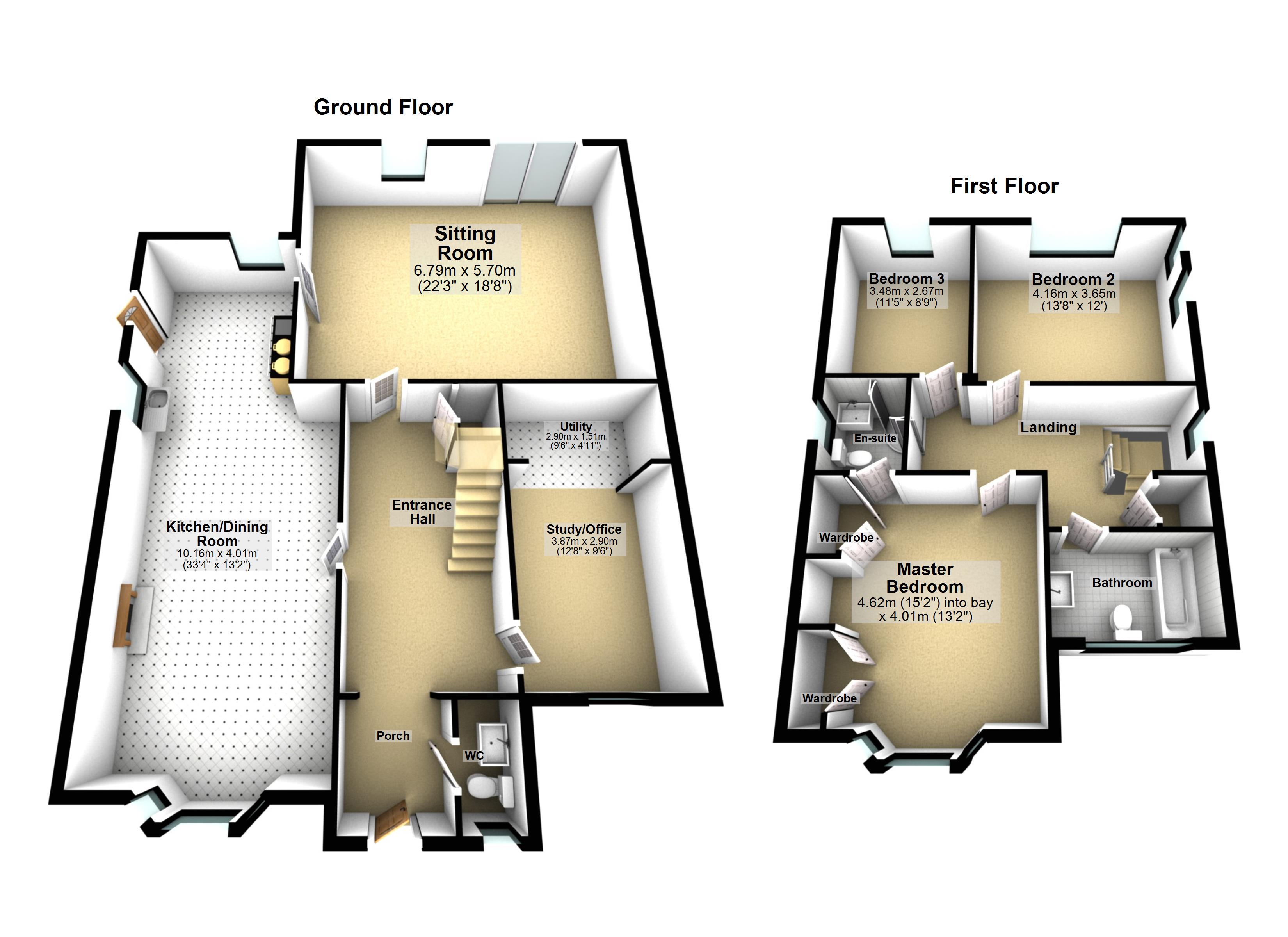 557, Felixstowe Road, Suffolk floorplan
