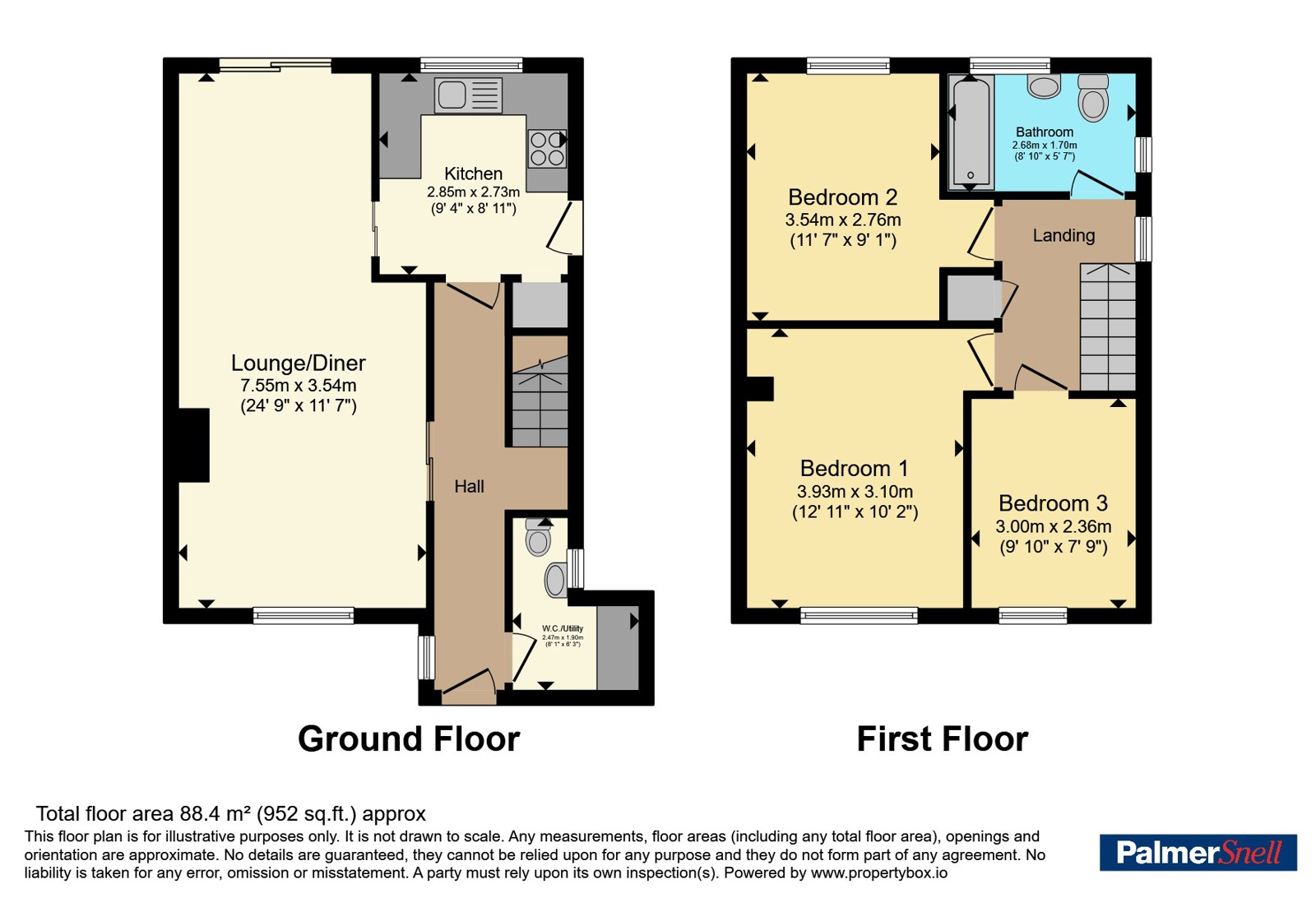78, Egmont Road, Dorset floorplan
