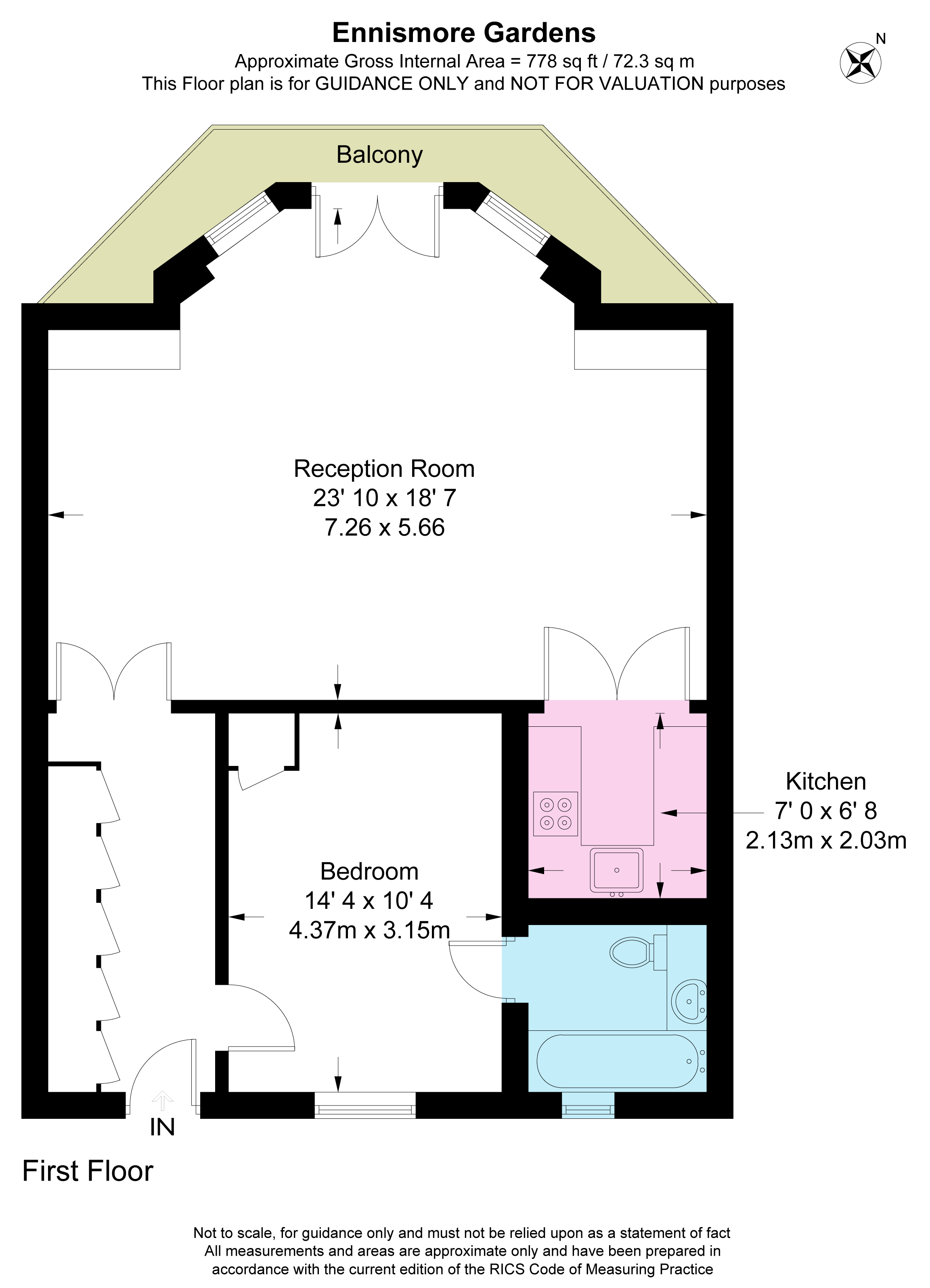 1 Bedrooms Flat to rent in Ennismore Gardens, London SW7