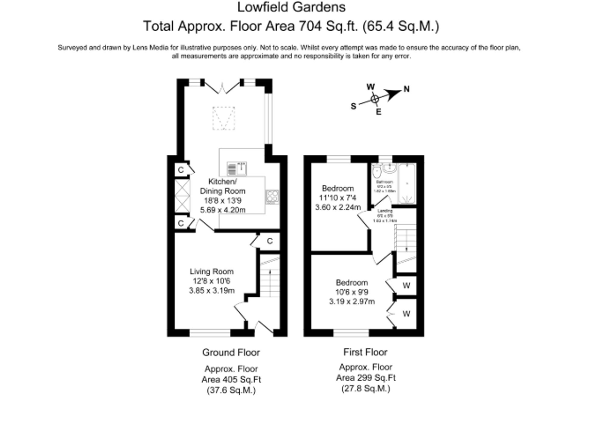 23 Lowfield Gardens, Warrington floorplan