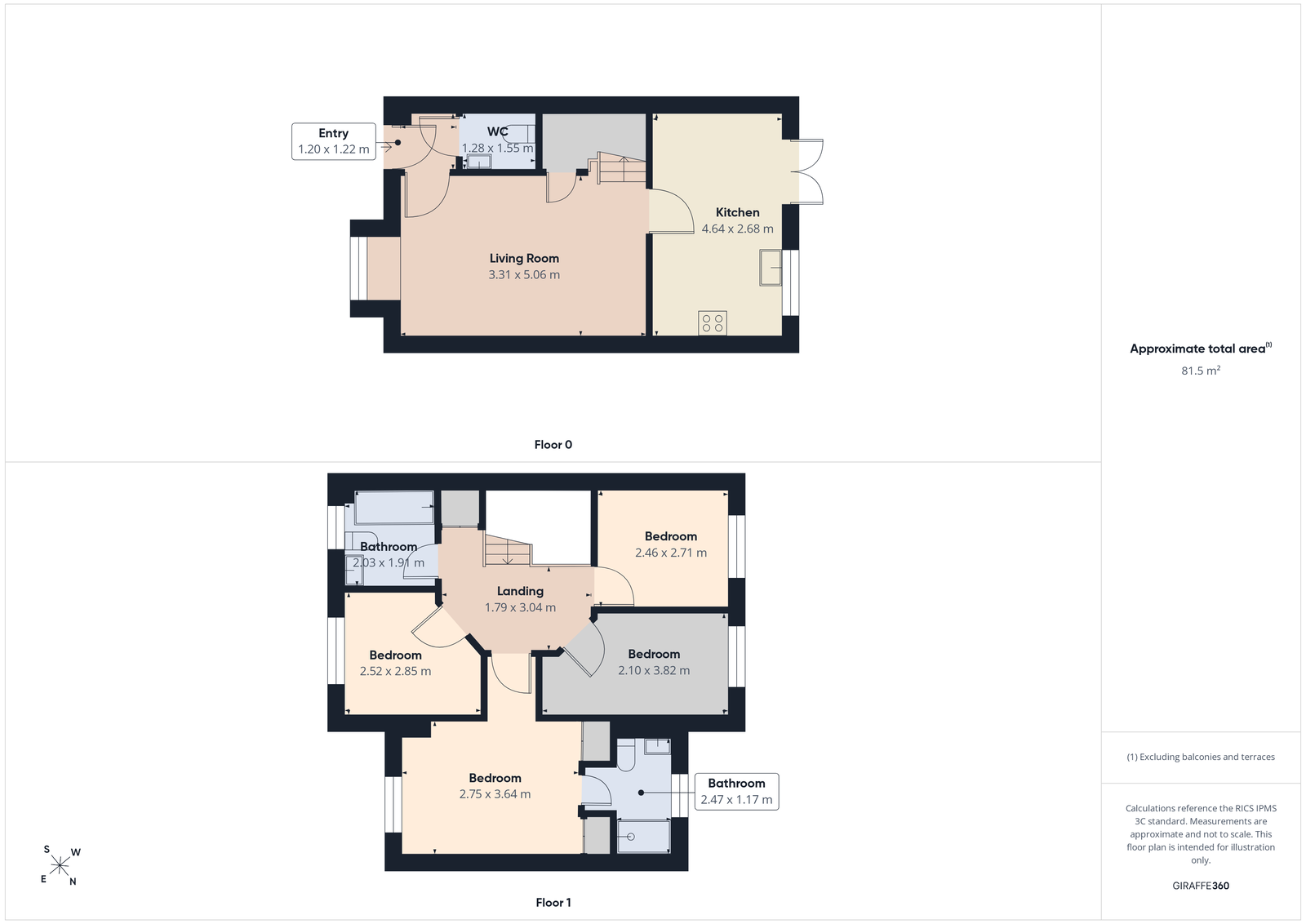 6, Harding Wood, Telford floorplan