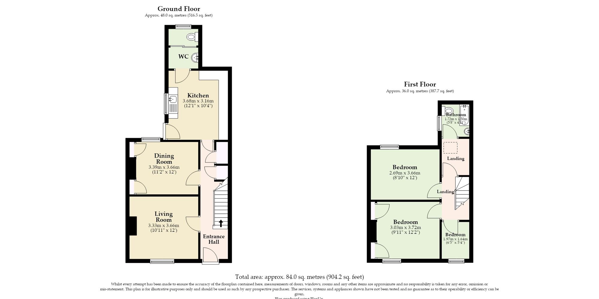 25 Rodney Road, Great Yarmouth floorplan