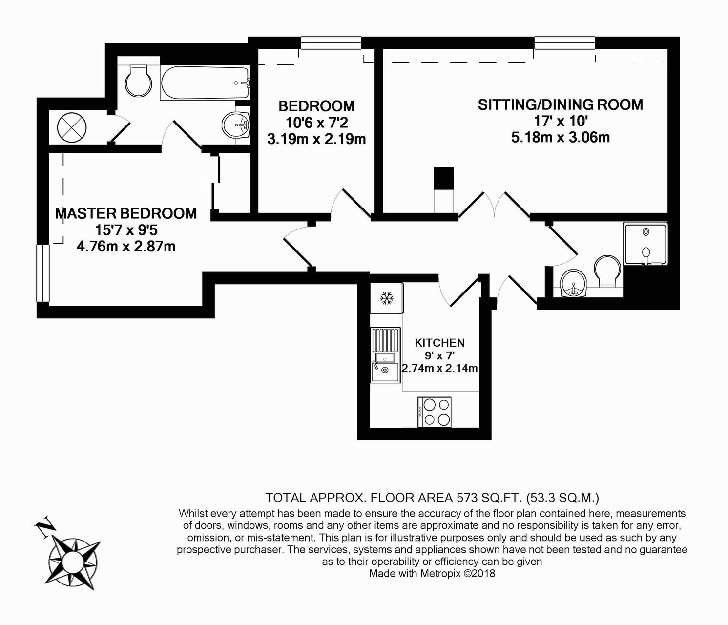 2 Bedrooms Flat to rent in North Block, 1c Belvedere Road, London SE1