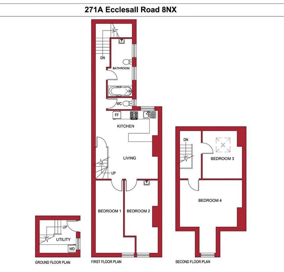 271A, Ecclesall Road, Sheffield floorplan