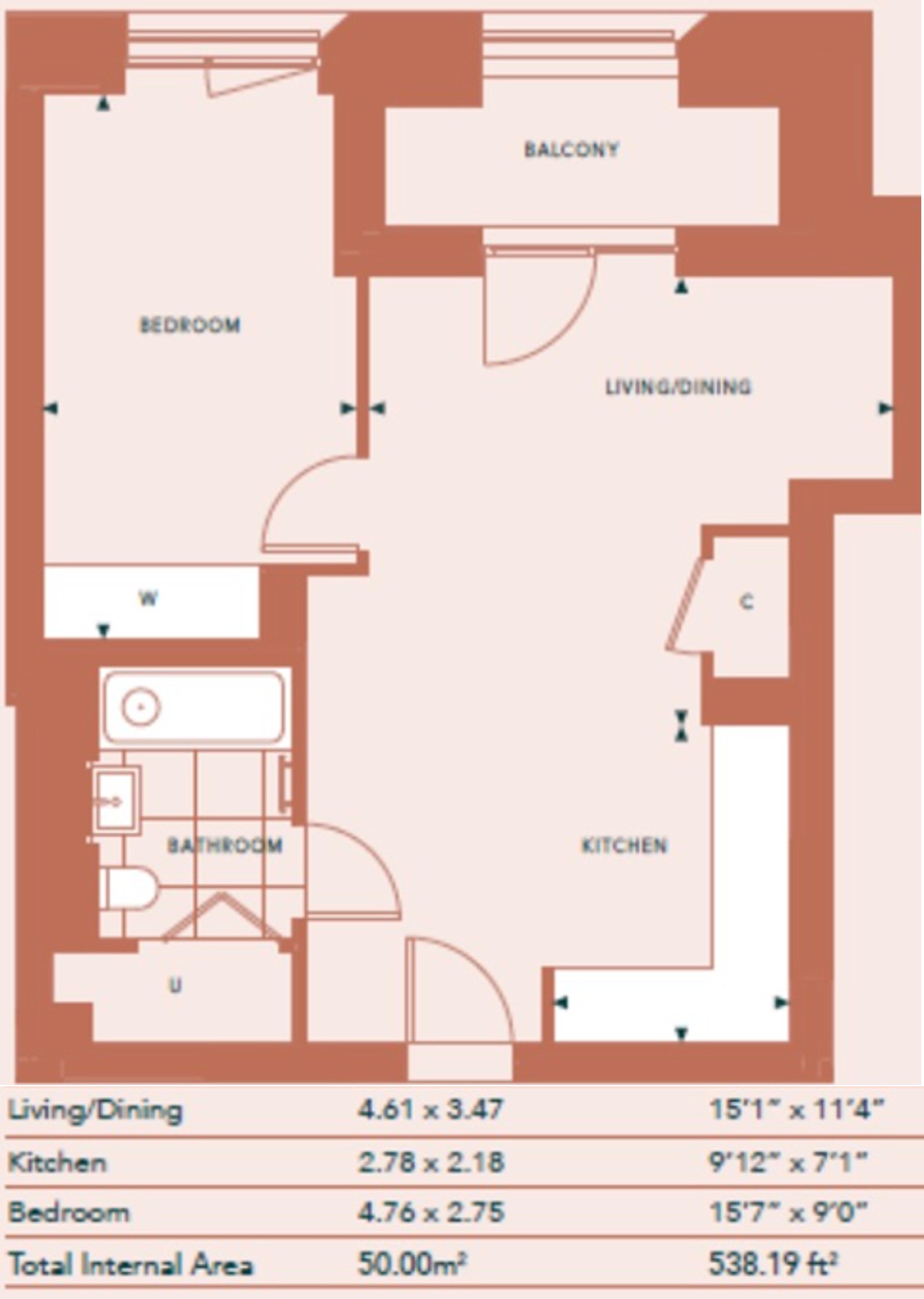 The Residence, Paddington Green, London floorplan