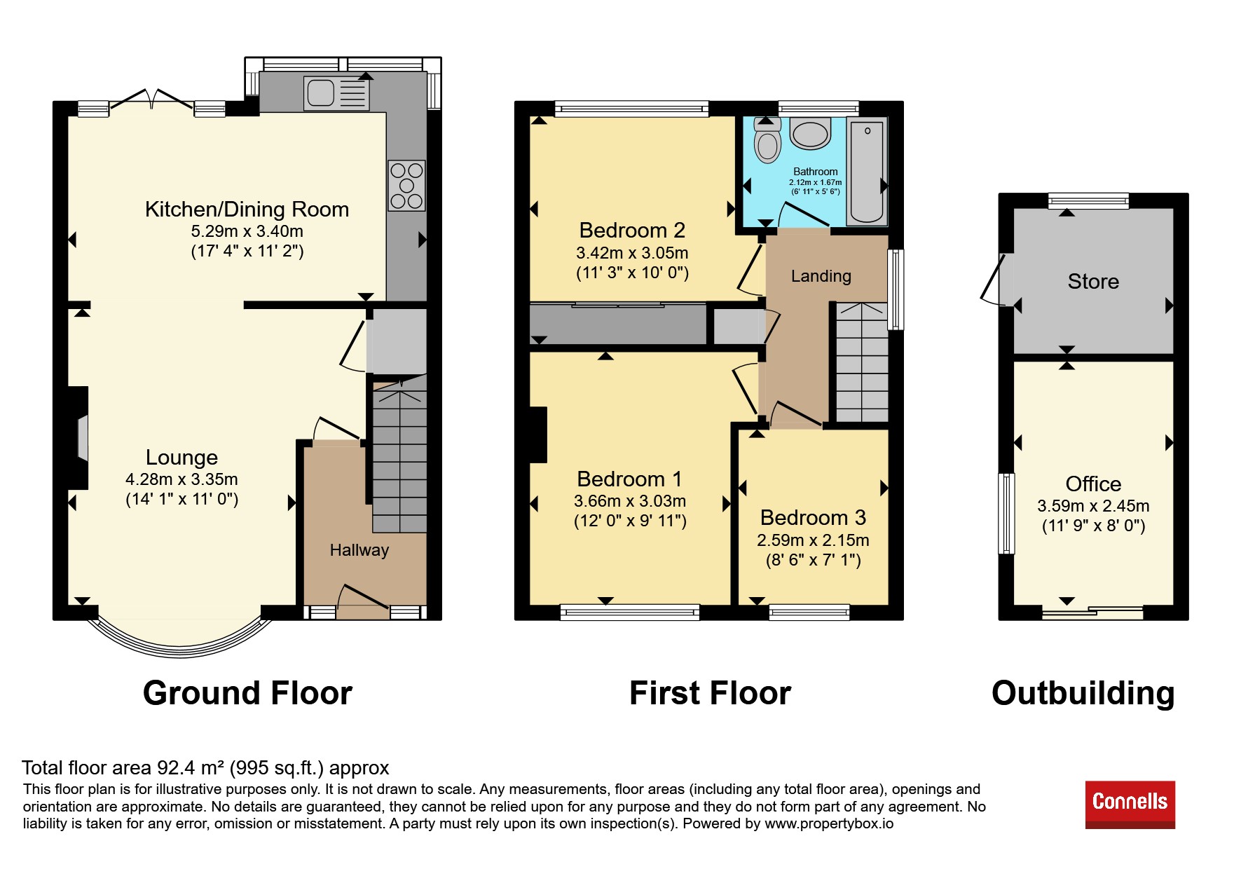 54, Laurel Road, Leicester floorplan