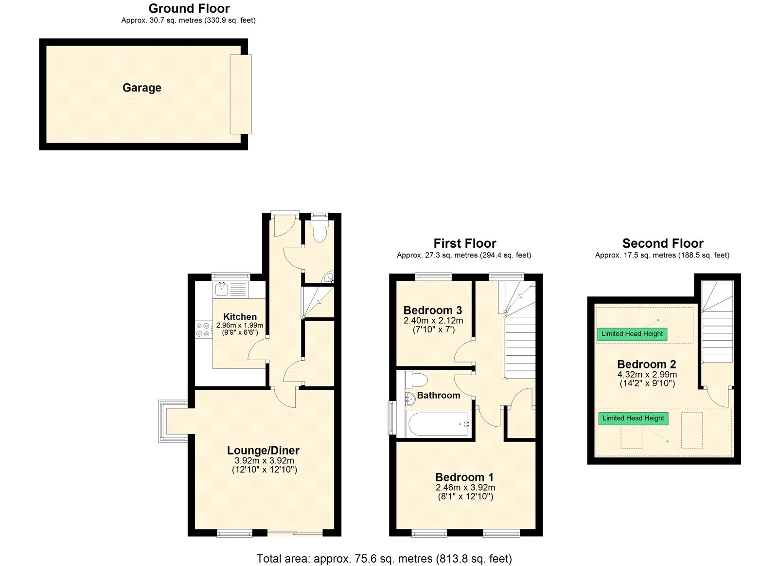 9, The Green, Swindon floorplan