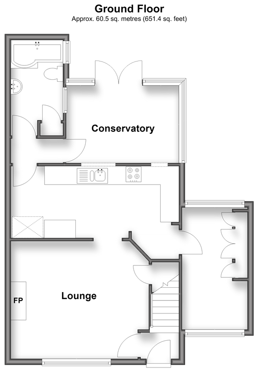 Stuart Road, Reigate floorplan