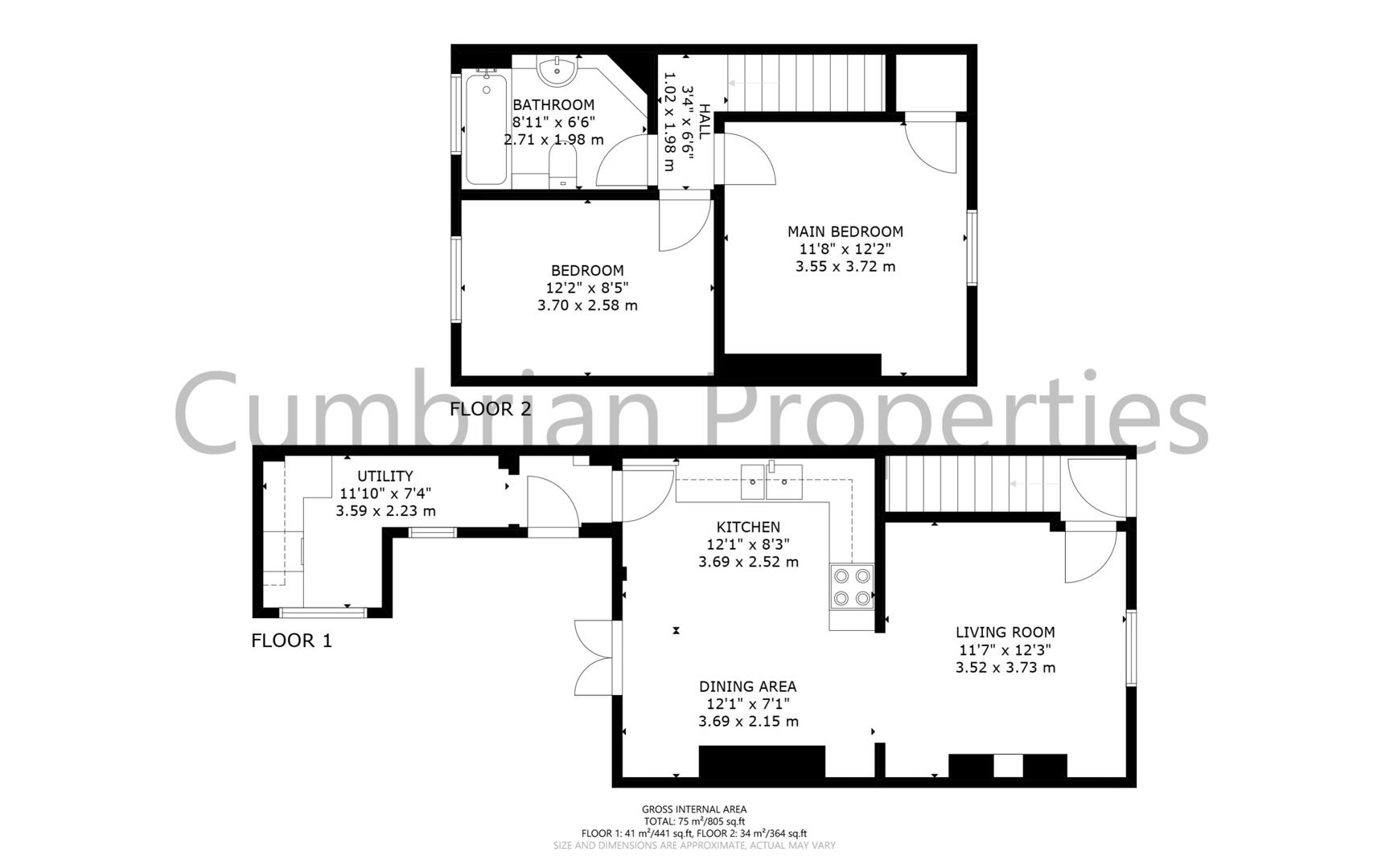 19, Whinfell Terrace, Penrith floorplan