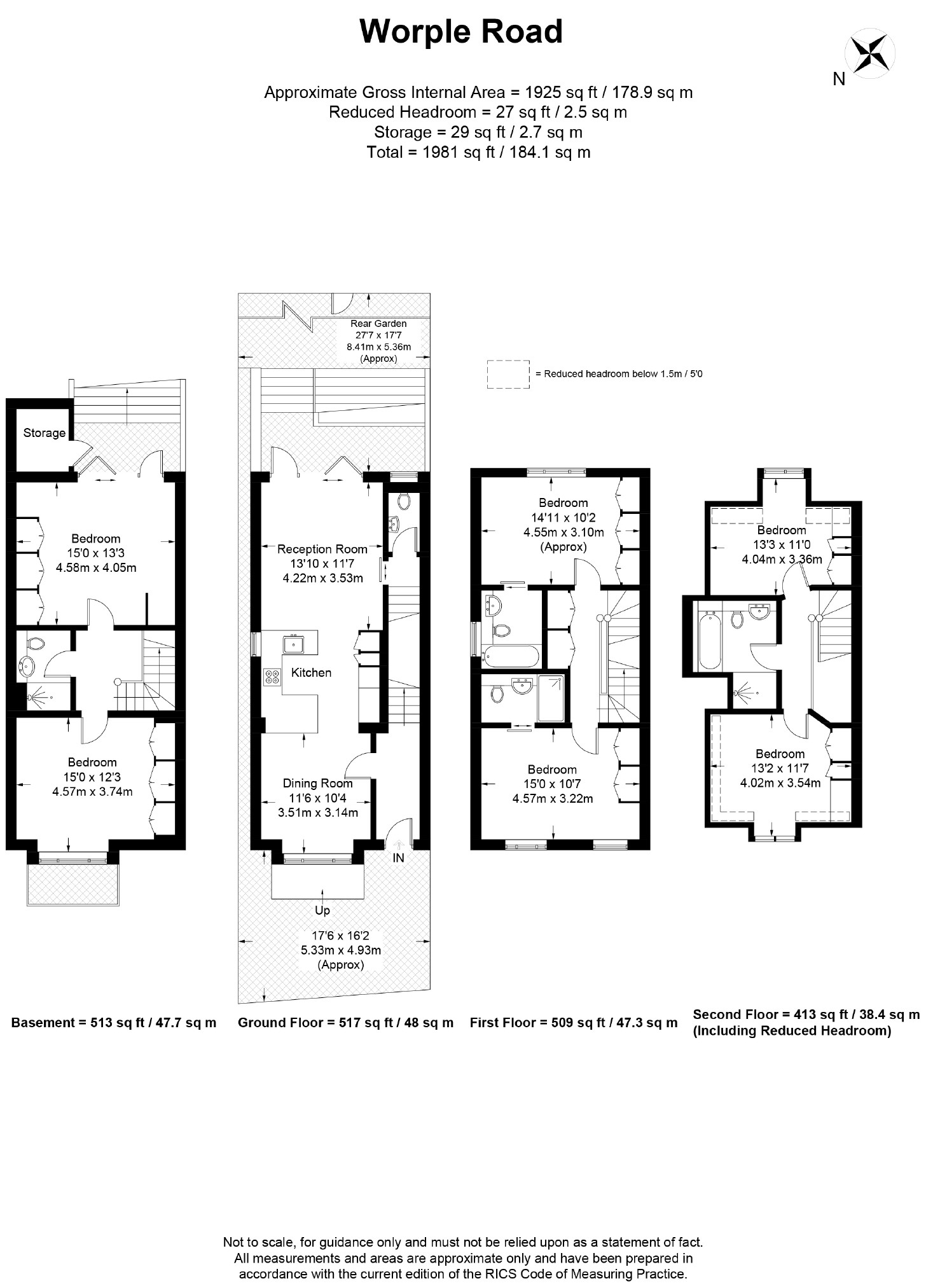 Worple Road, Wimbledon floorplan