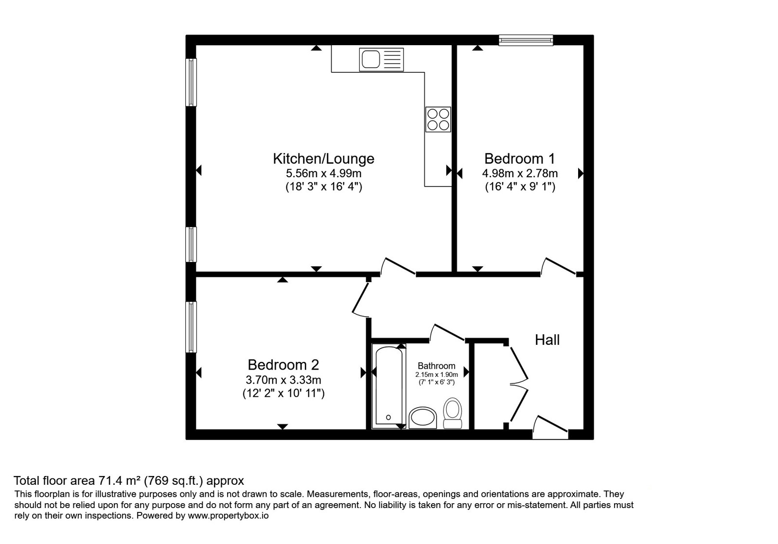 Plot 335, The Gateway, Bexhill-On-Sea floorplan