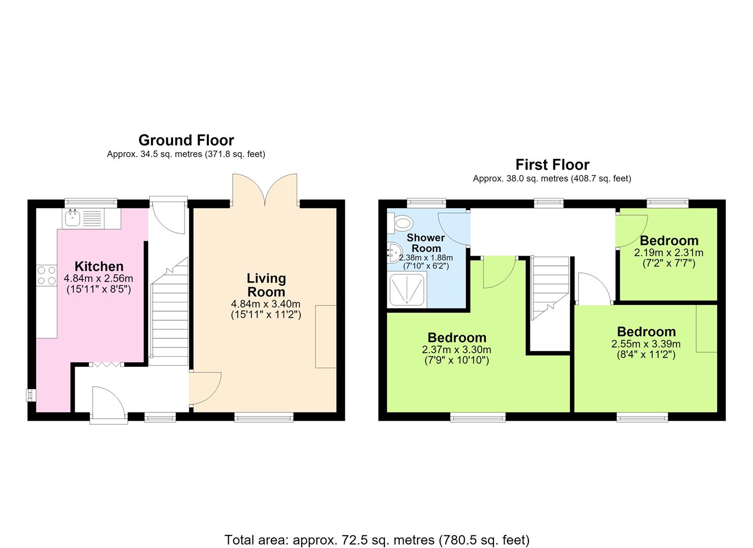 61, St. Johns Road, Wigan floorplan