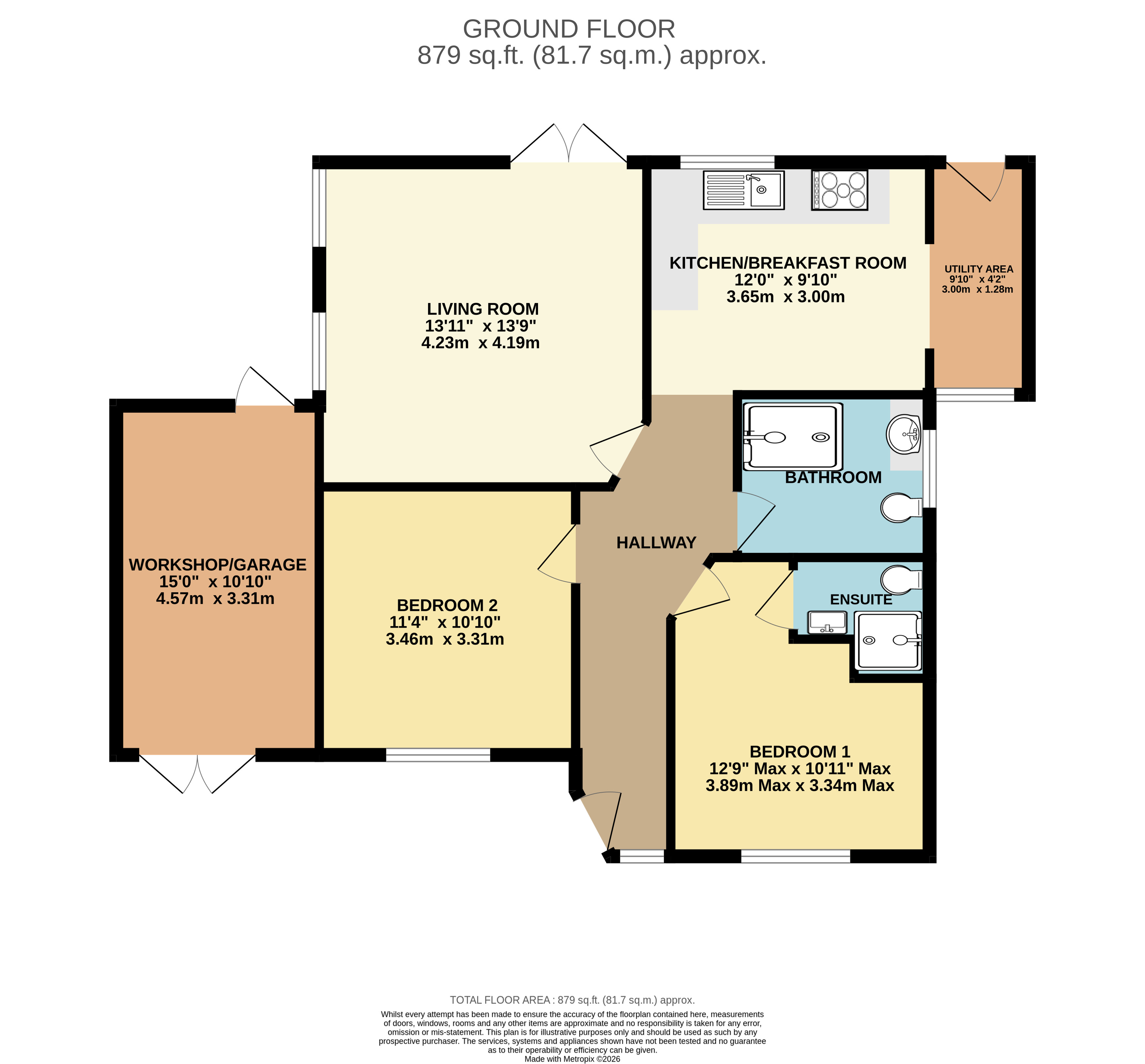 54, Moorland View, Newton Abbot floorplan
