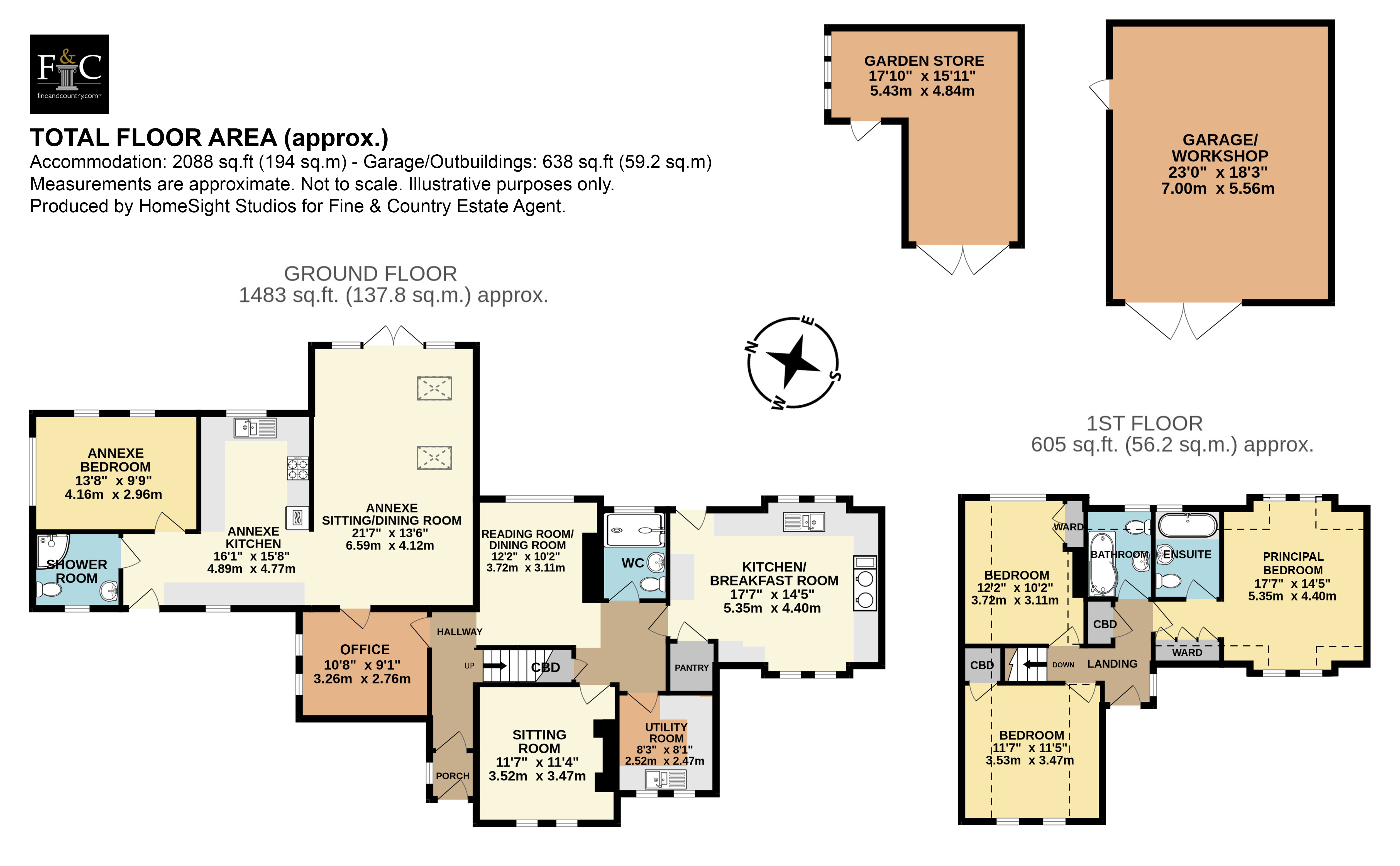 Manor Cottage, Wingfield Road, Eye floorplan
