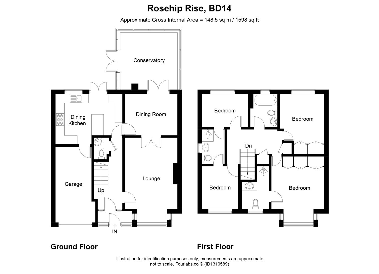 22, Rosehip Rise, Bradford floorplan