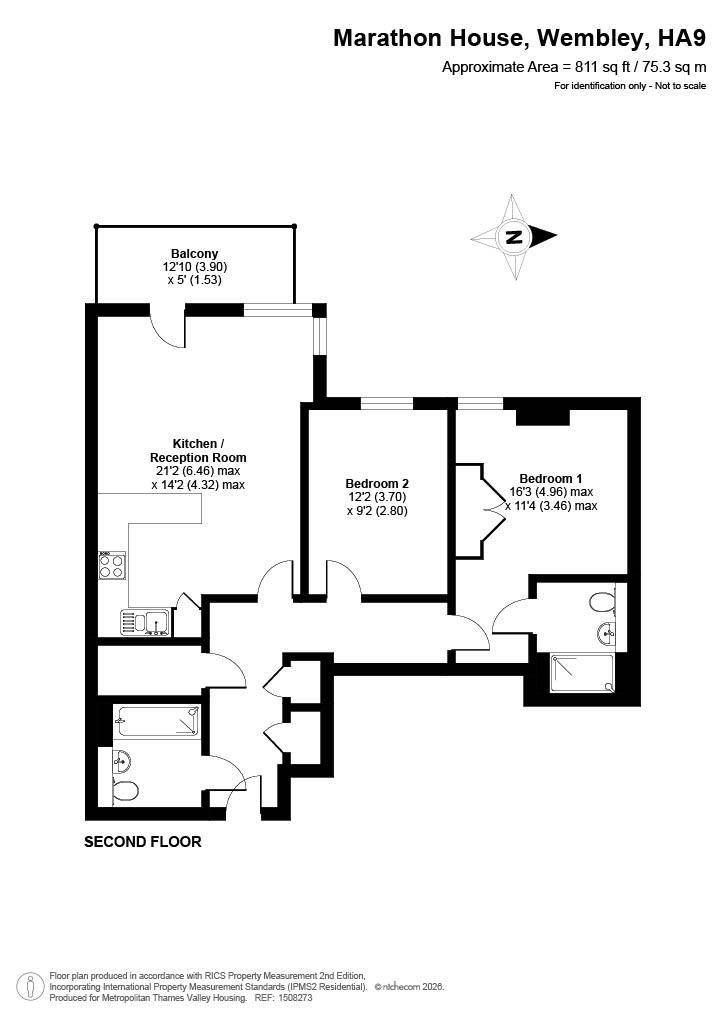 Marathon House Olympic Way, Wembley floorplan