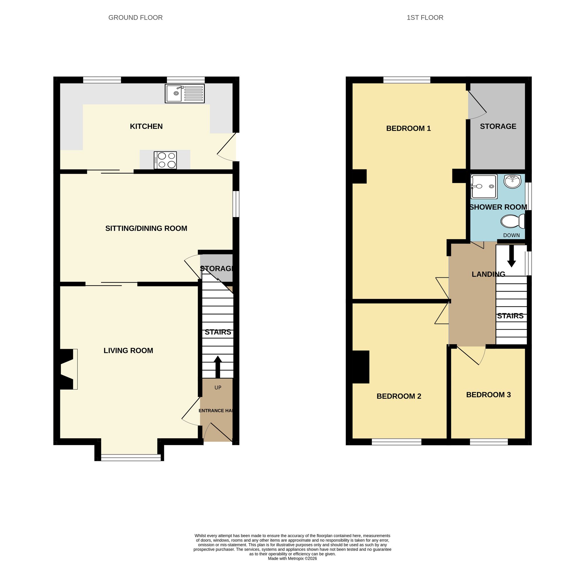 10 Albert Grove, Bolton floorplan