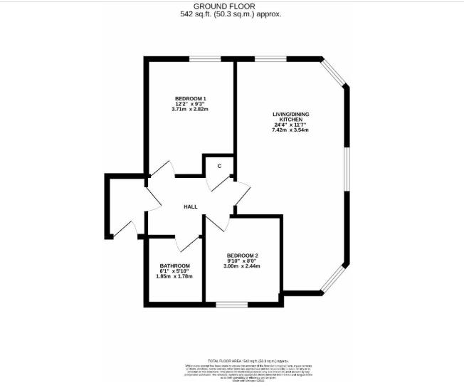 5 The Old Sunday School, The Strone, Bradford floorplan