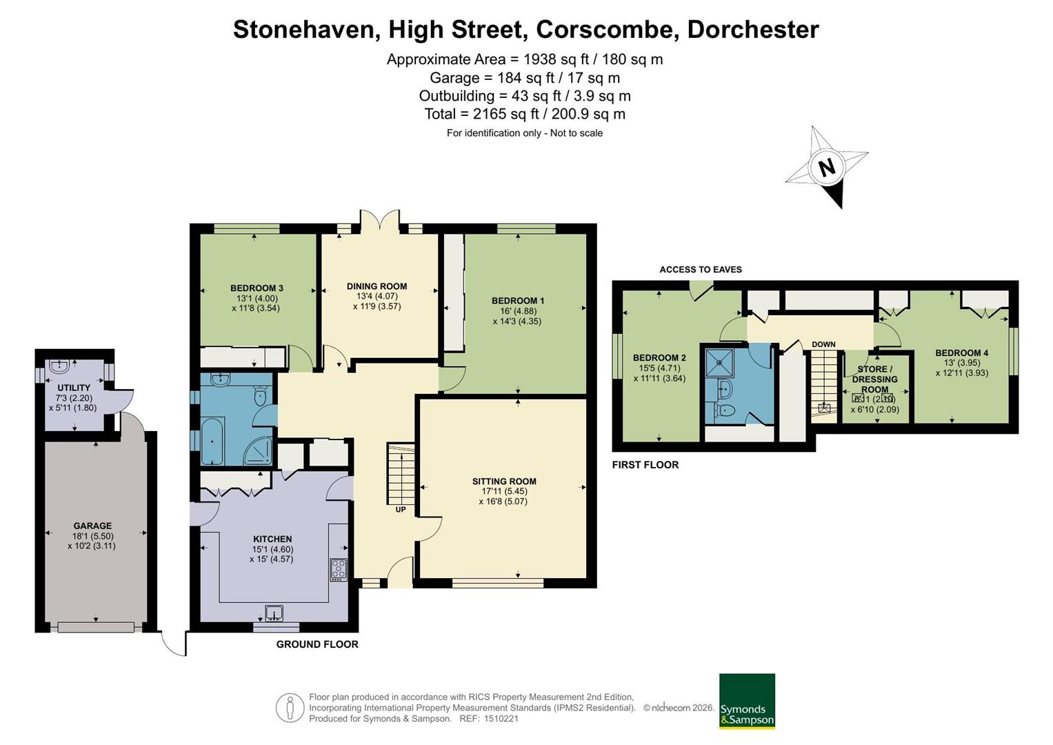 Stonehaven, High Street, Dorchester floorplan