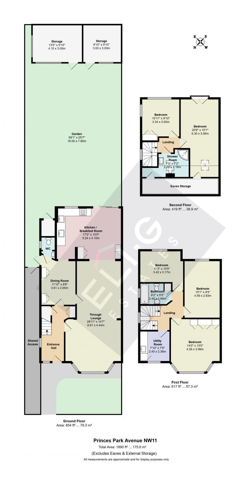 18 Princes Park Avenue, Golders Green floorplan