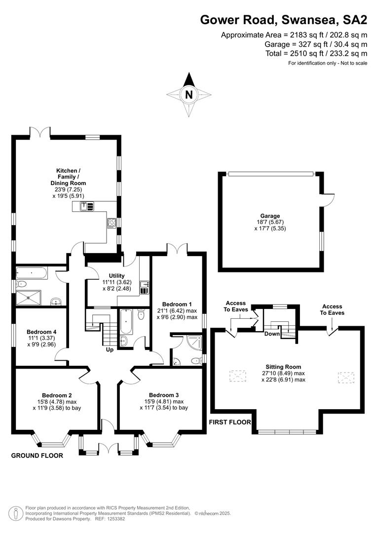 376, Gower Road, Swansea floorplan