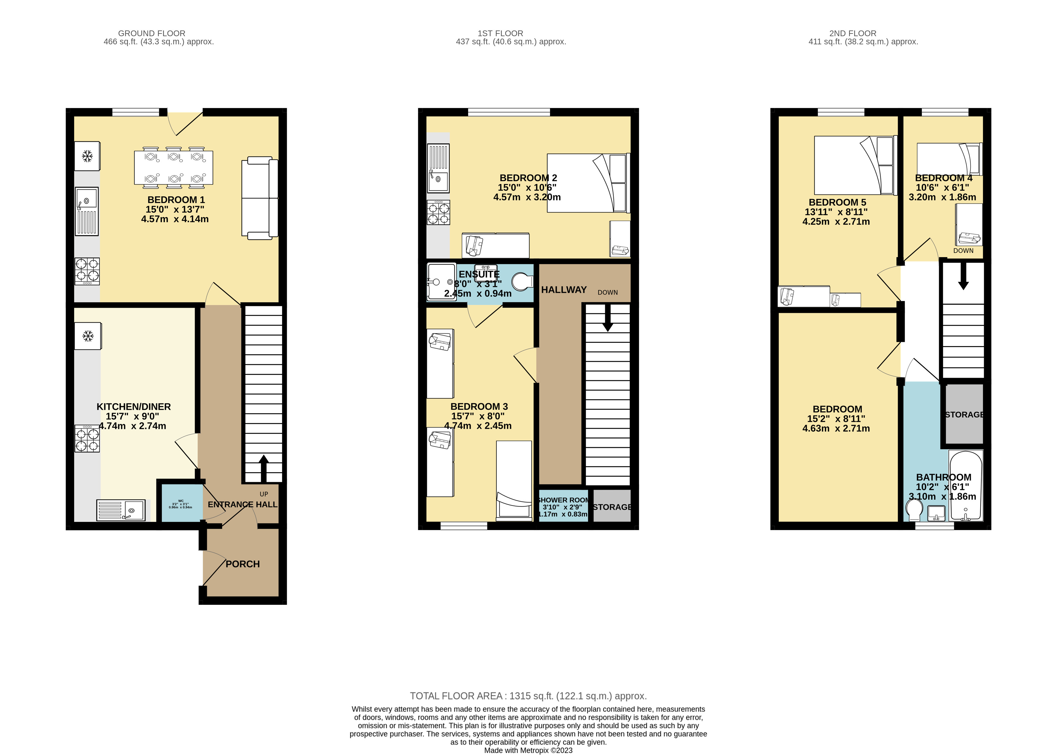 Room 5, 131, Corporation Street, London, UK floorplan