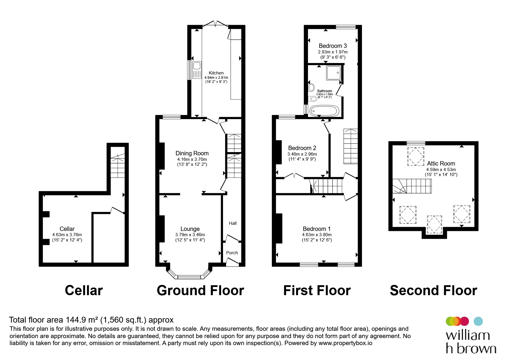 28, Alexandra Road, Mexborough floorplan