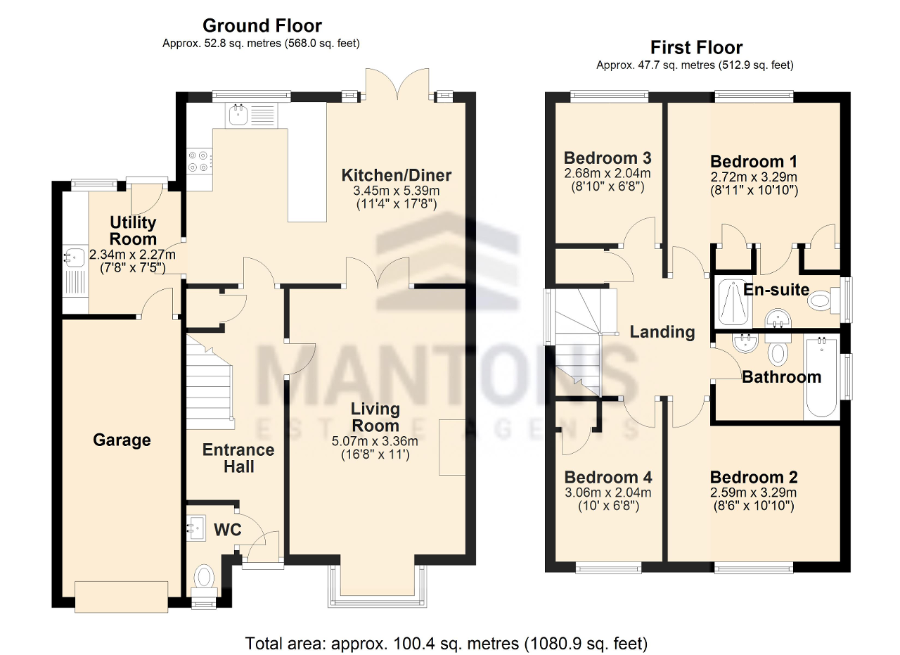 Dexter Close, Luton, Bedfordshire LU3, 4 bedroom detached house for