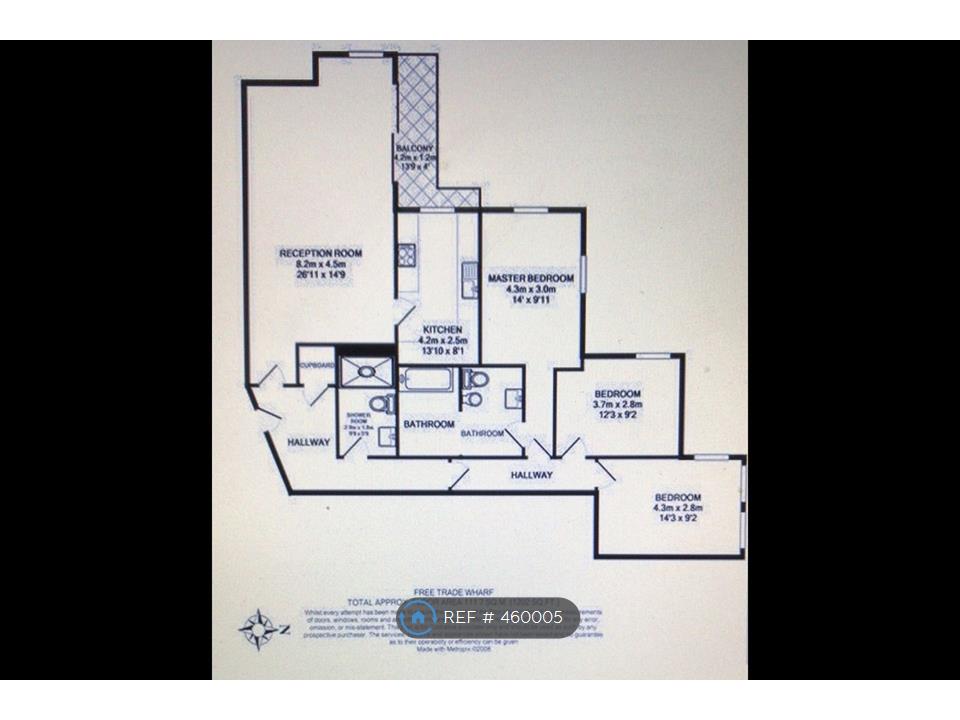 3 Bedrooms Flat to rent in Free Trade Wharf, London E1W