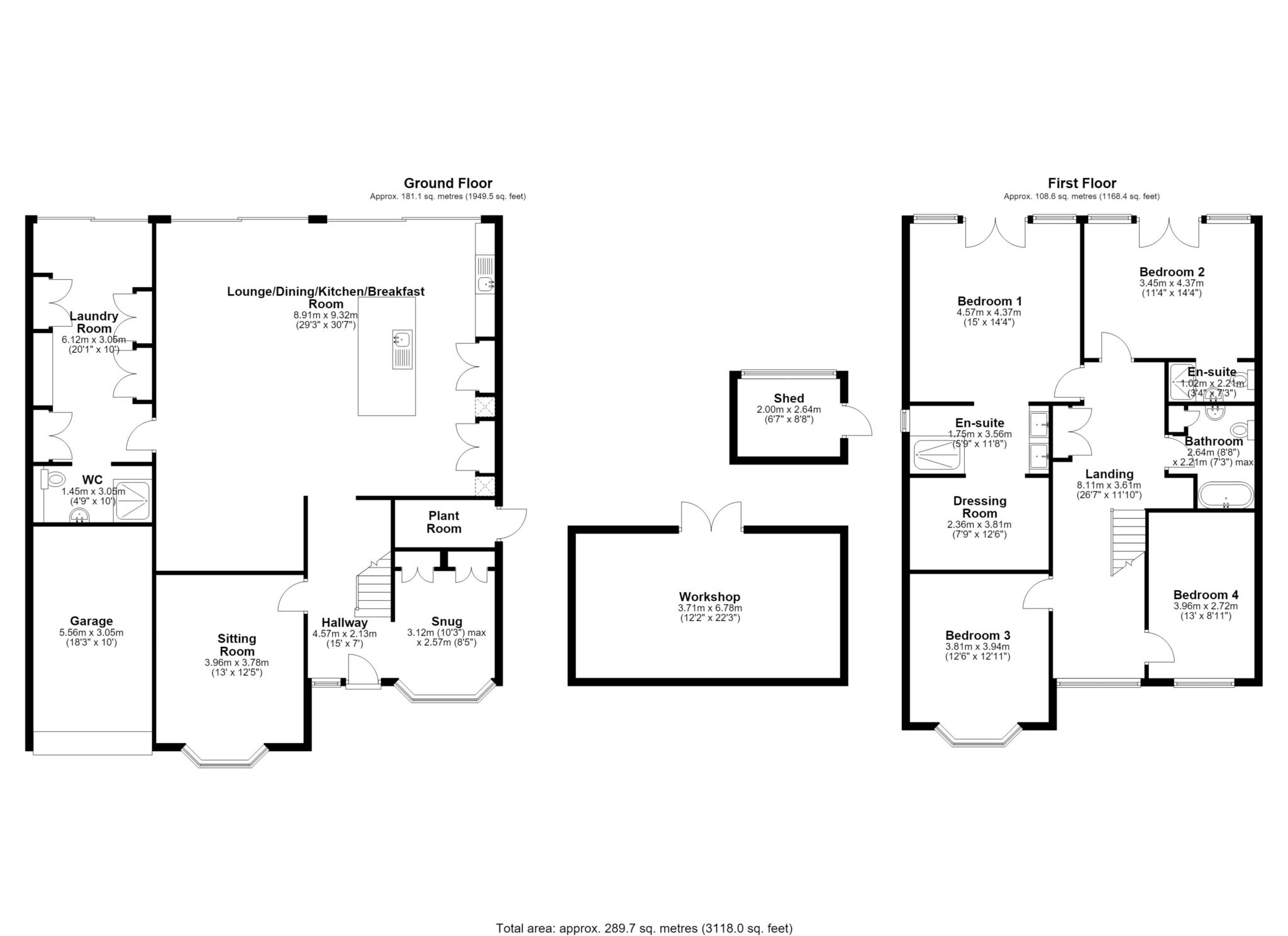 175, Upper Woodcote Road, Reading floorplan