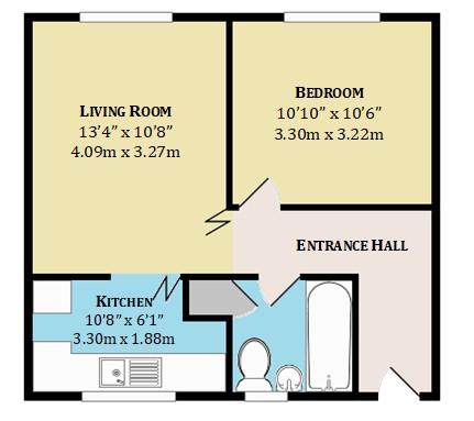 Flat 5, Kelly Court, Southampton floorplan