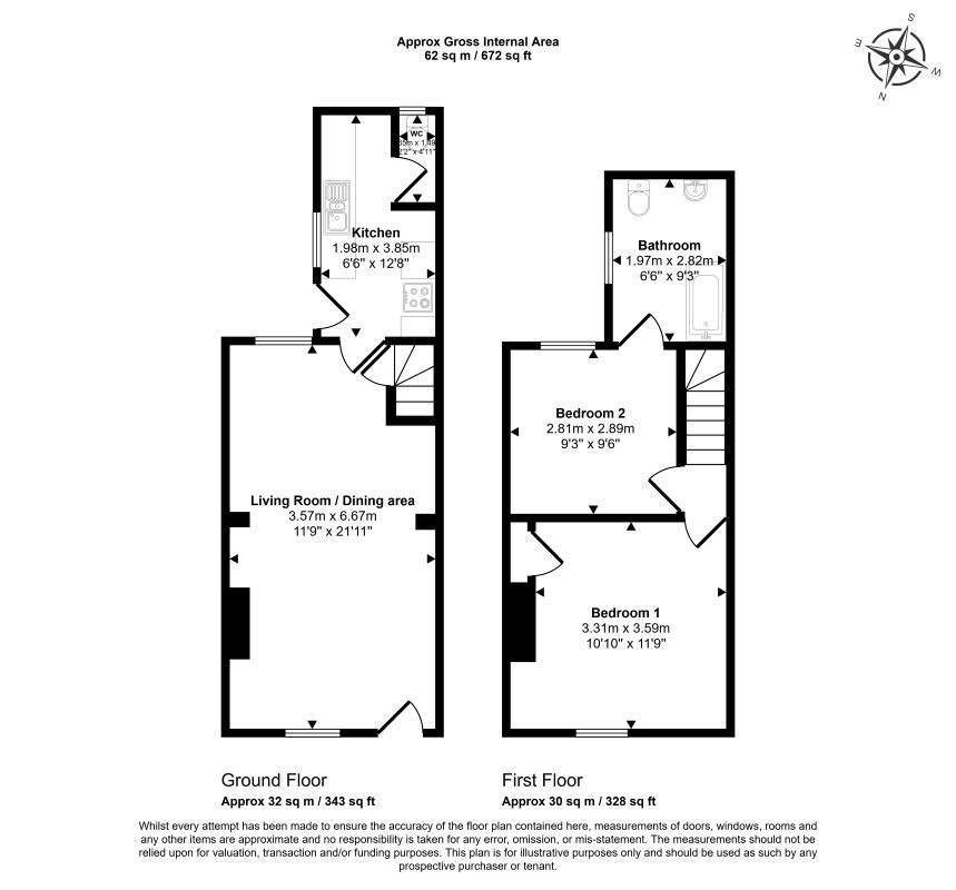 7, Victoria Street, Great Yarmouth floorplan