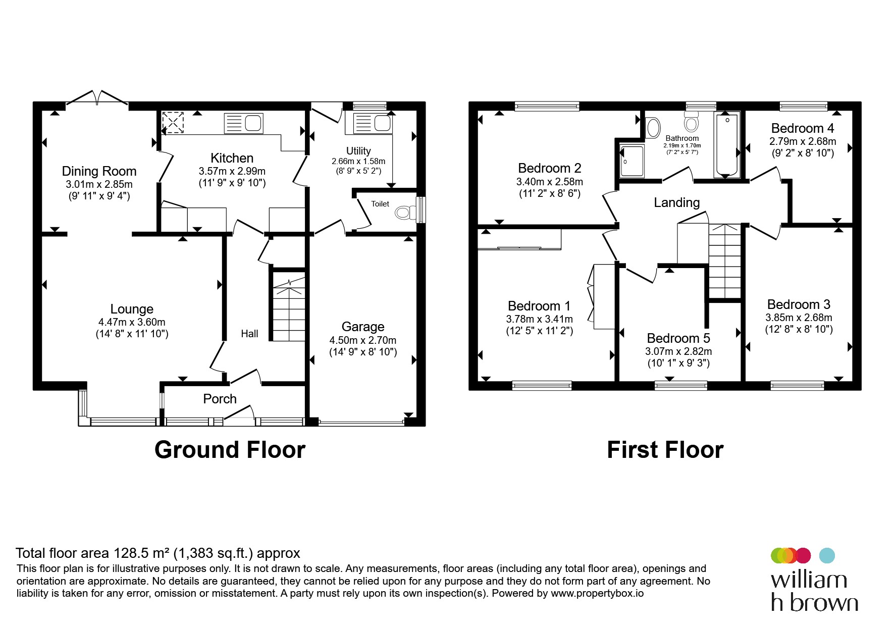 10, Fell Way, Great Yarmouth floorplan