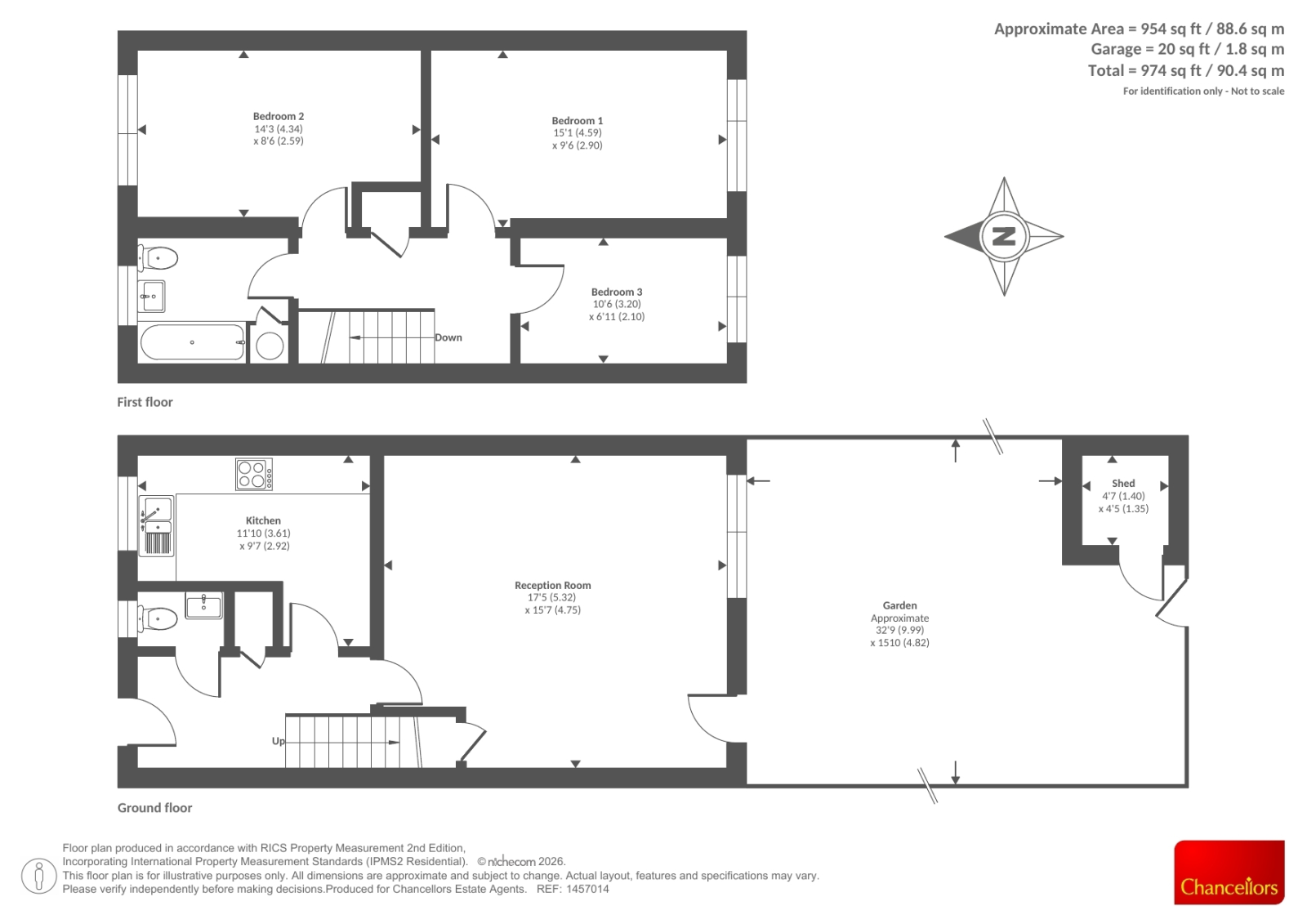 21, Mendip Close, Slough floorplan