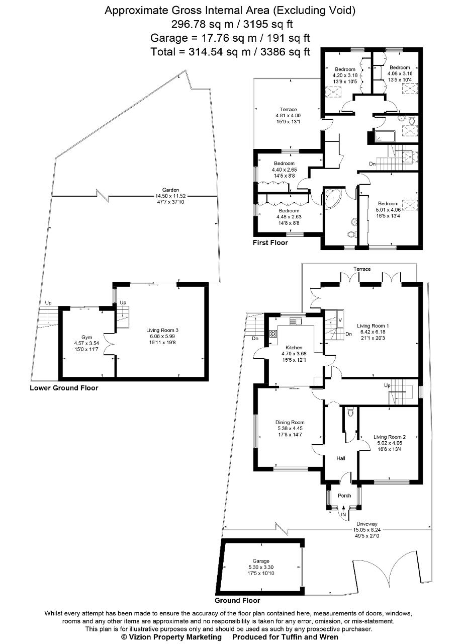 Woodview House, The Fairway, London floorplan