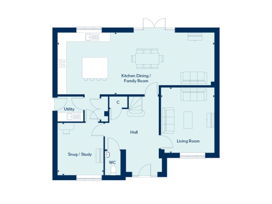 73, Sykes Close, Swanland floorplan