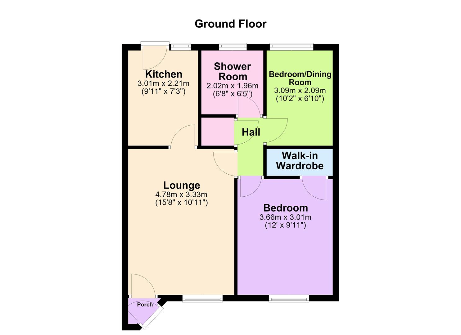 11, Curzon Close, Burbage floorplan