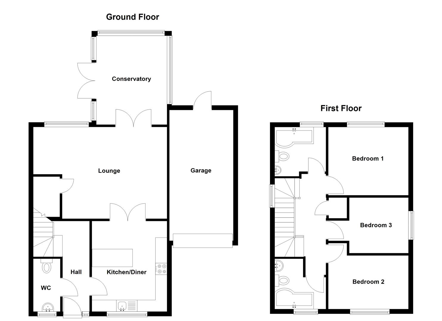 8, King Edward Close, Shanklin floorplan