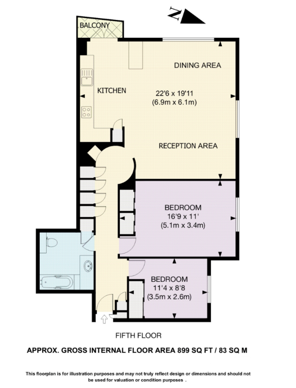 Finchley Road, London floorplan