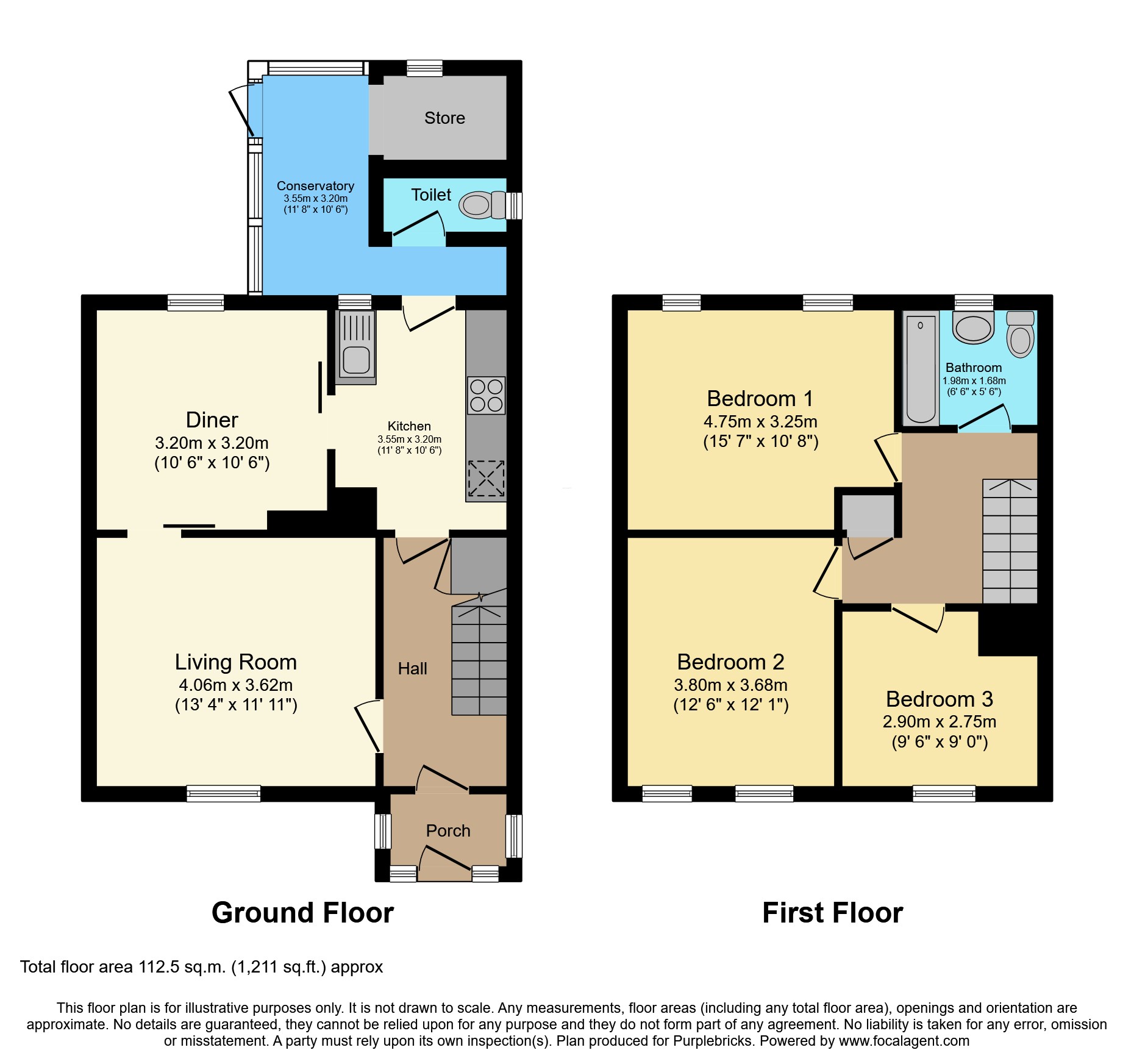48, Trinity Road, Bath floorplan
