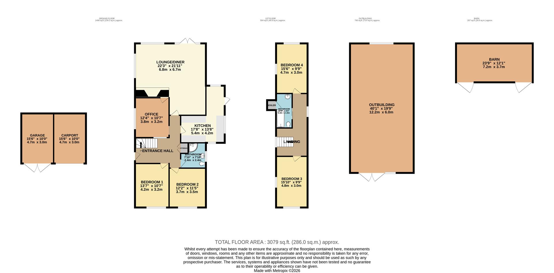 Oak Avenue, Wickford floorplan