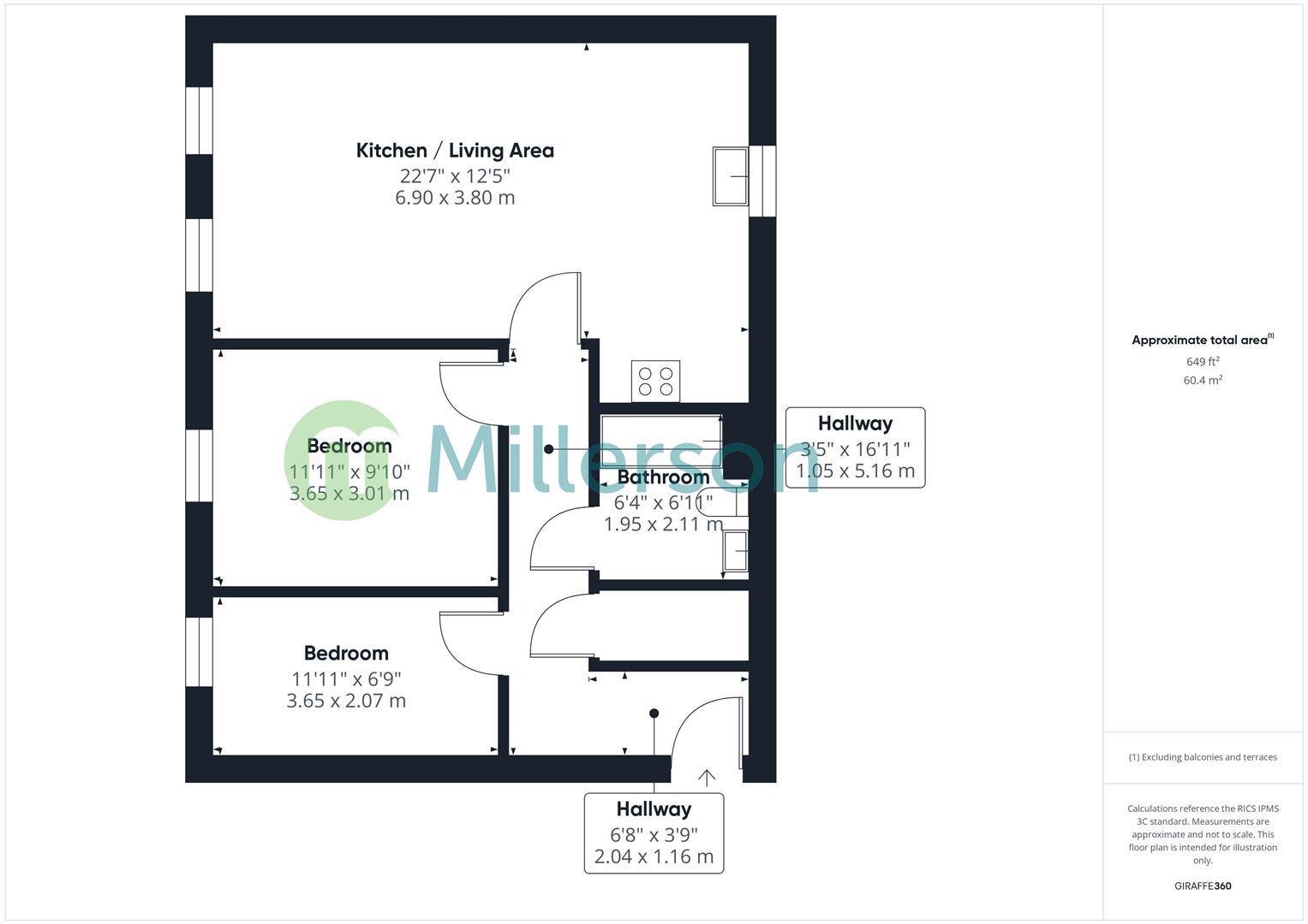 3, Feeding Field Close, Hayle floorplan