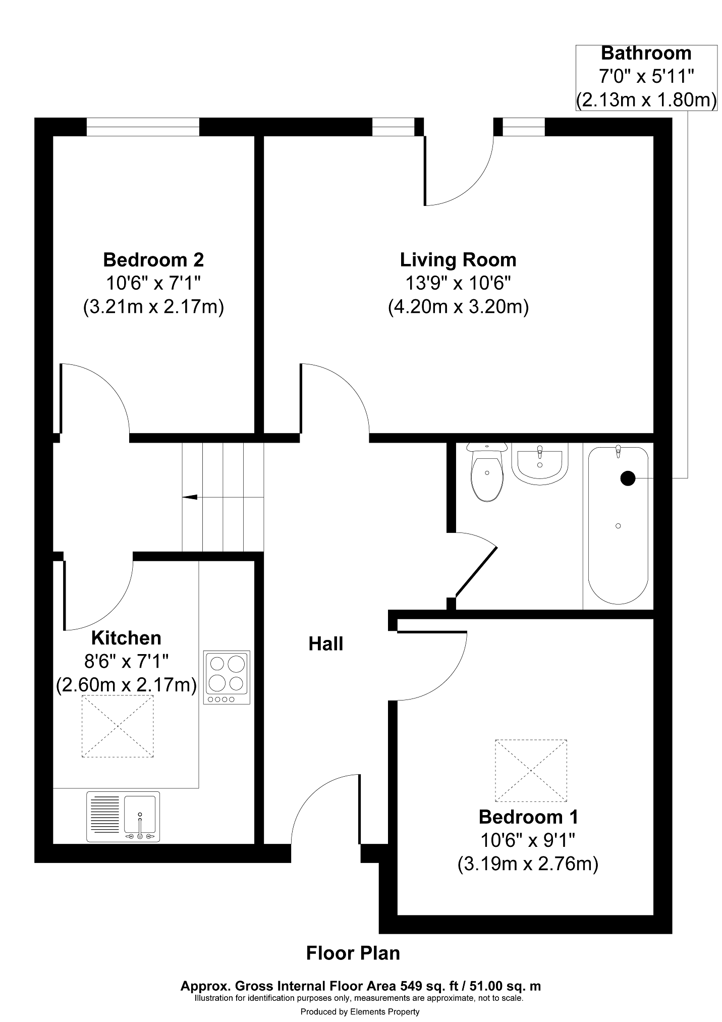 37, Bartholomew Way, Horsham floorplan