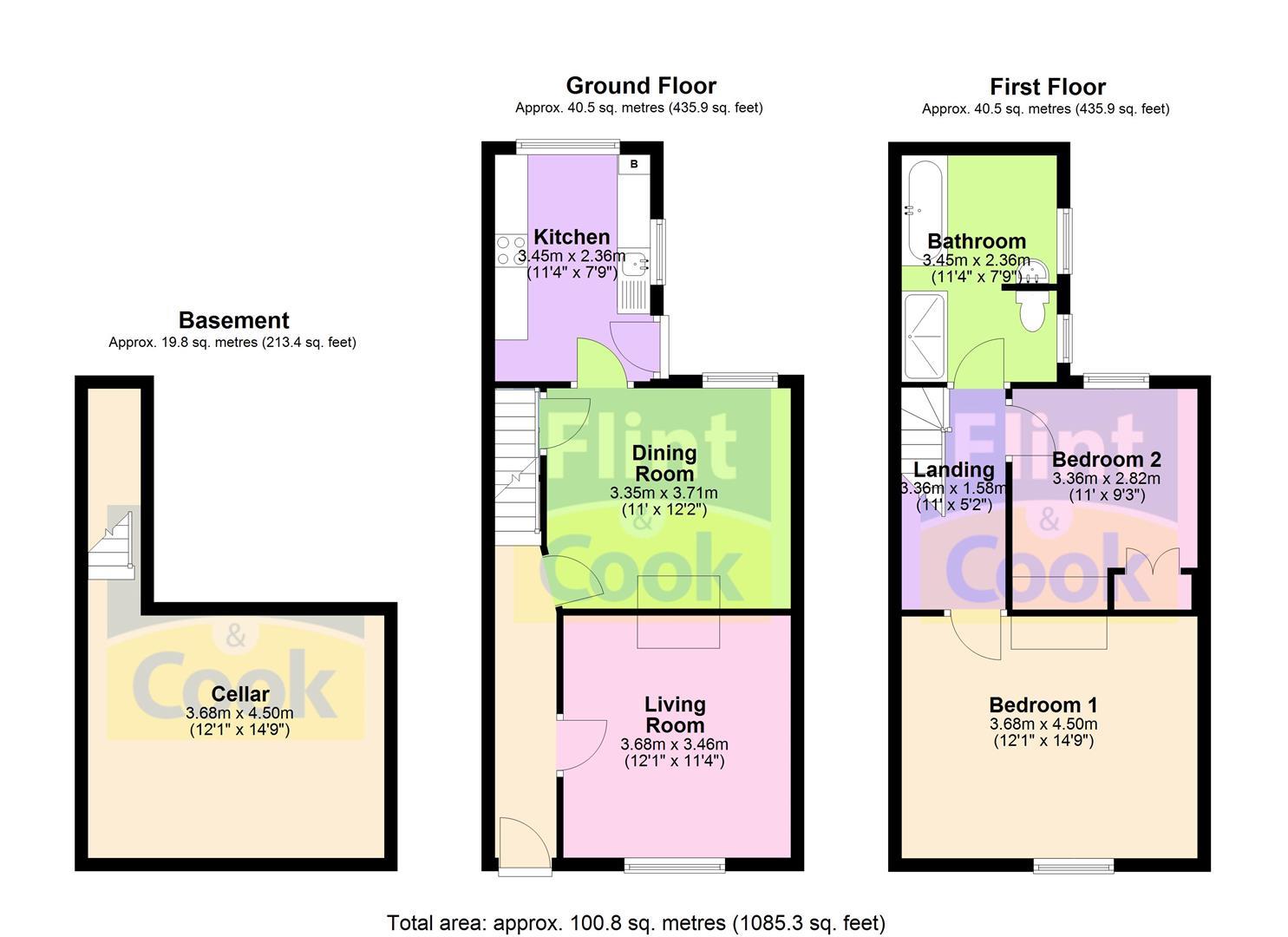84, Stanhope Street, Hereford floorplan